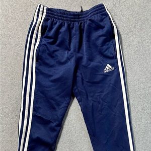Adidas Climacool Pants Joggers Blue Zip Pockets Youth Size S